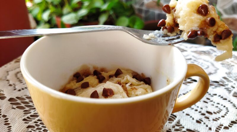 Chocolate Chip Cookie In A Mug | No Egg Recipe