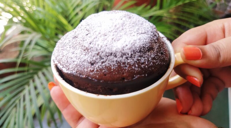 Choco Lava Cake In A Mug