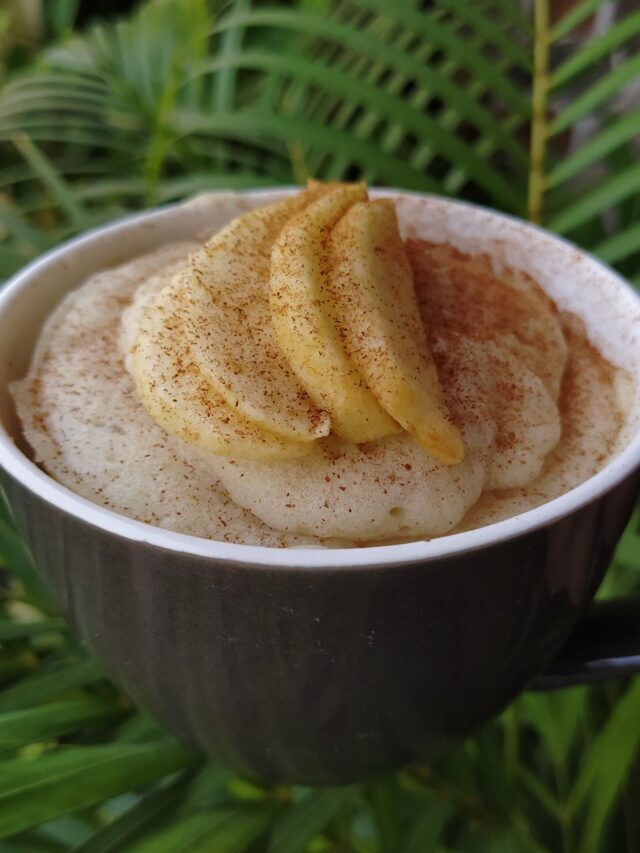 Apple Cinnamon Mug Cake No Egg