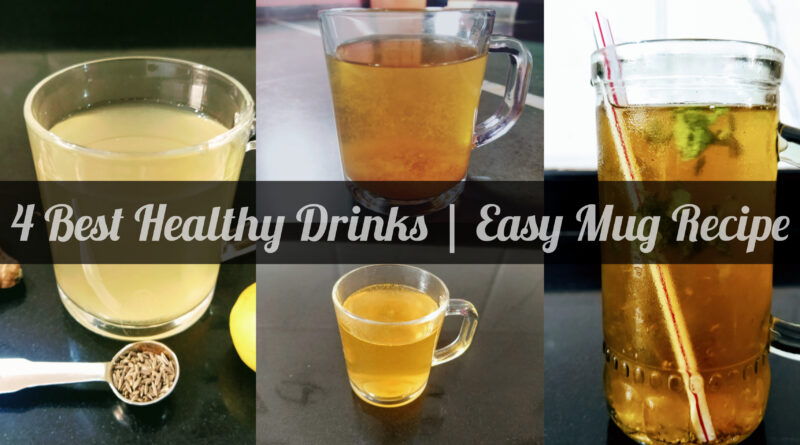 4 Best Healthy Drinks | Easy Mug Recipes