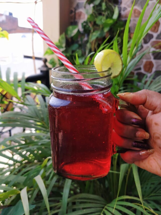 Strawberry Grenadine Lime Mocktail