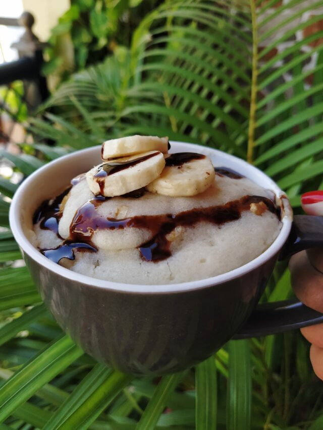 Banana Walnut Mug Cake