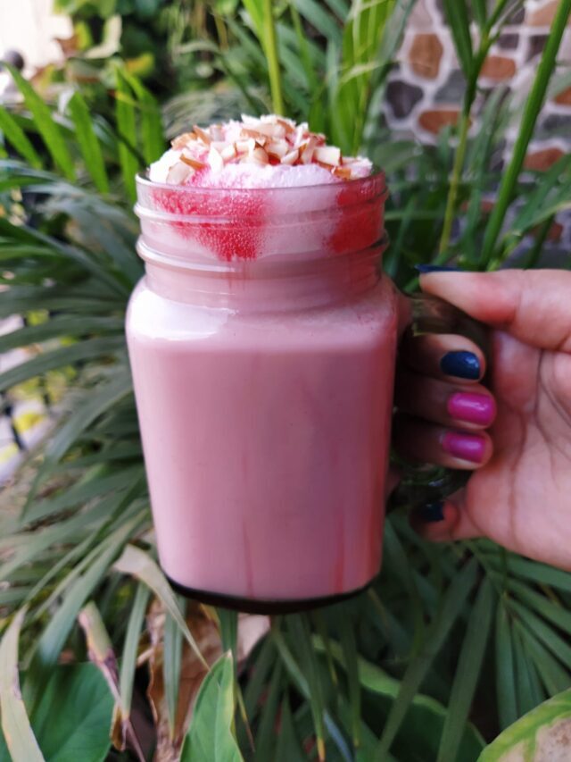 Beat The Summer Heat With Rose Milkshake