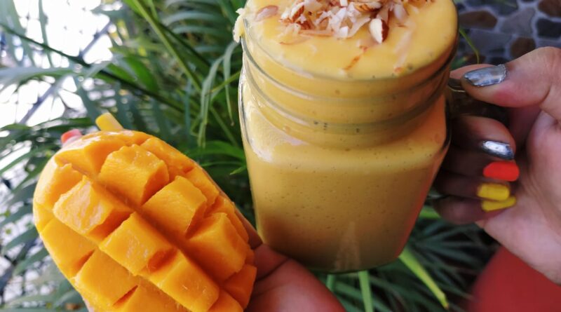 Mango Milkshake Recipe | Thick Mug Shake With Ice Cream