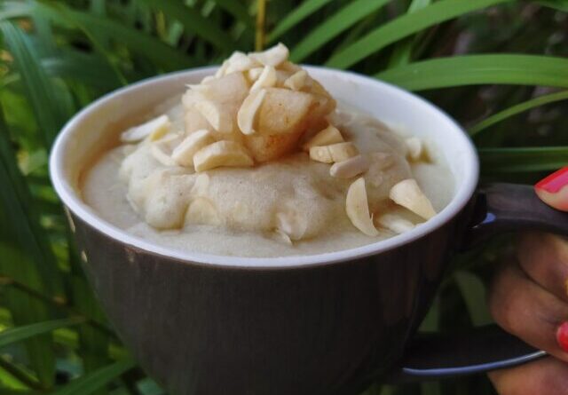 Pear & Almond Mug Cake Web Story Cover