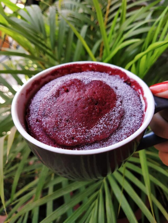 Red Velvet Mug Cake For Your Special One