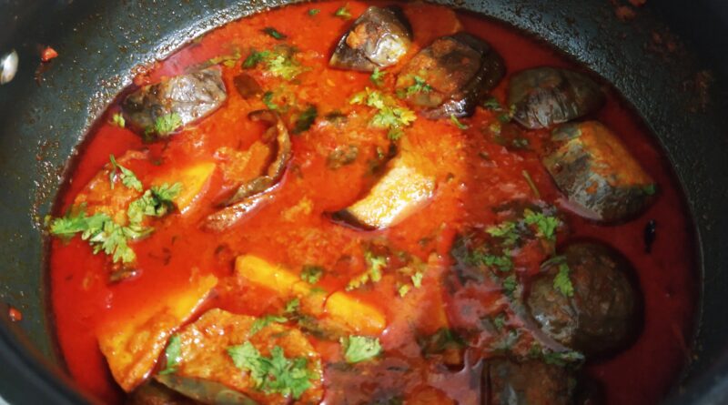 BHATIYARA-STYLE EGGPLANT CURRY