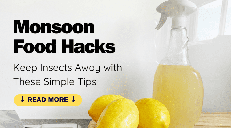 Monsoon Food Hacks: Keep Insects Away with These Simple Tips